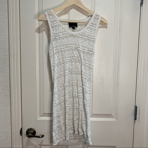 Cynthia Rowley Other - Lace Swim Dress Cover Up White Small EUC White